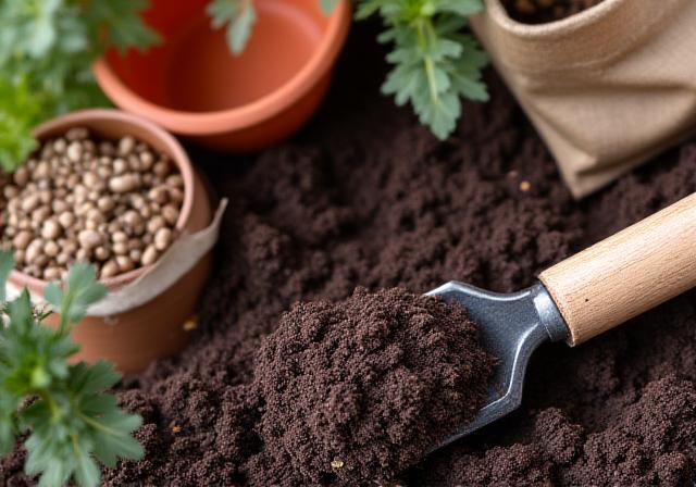 Contenitori per piante in materiali naturali e terra bio